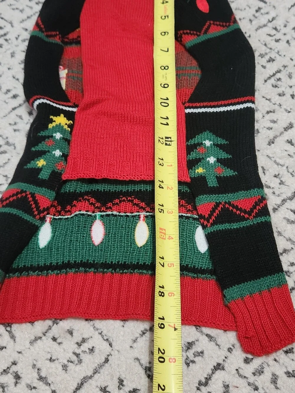 Merry Woofmas Christmas Dog Sweater Medium NWT Holiday Pet Outfit